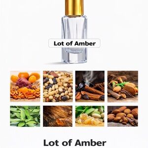 Lot of Amber Perfume Oil | Warm Amber Sweet | Roll-On